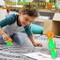 24Pcs Jumping Spring Rockets Launchers Toys-Fidget Emoticon Popper Toy Bouncy for Kids Toddlers Party Favors,Birthday Return Gifts,Valentines Day Gifts Goodie Bag Stuffers,Classroom Rewards Prizes